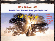 Tablet Screenshot of oakgrovelife.org